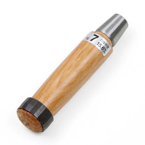 スーパーハンドル  No.7 追入鑿 交換用 木柄 口金外径 15.6mm