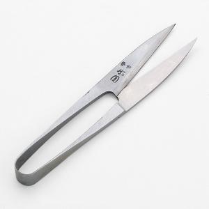 【新品お値下げ不可】高級花鋏　青紙　手打ち刃物工房おやま　熊本小山刃物　花切狭 名入れ可能 千華 握り鋏 105mm 爪型 青紙鋼 手打ち鍛造品 : ほんまもん