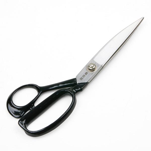 菊次郎 洋裁鋏 200mm 白紙鋼 左利き用(足左)