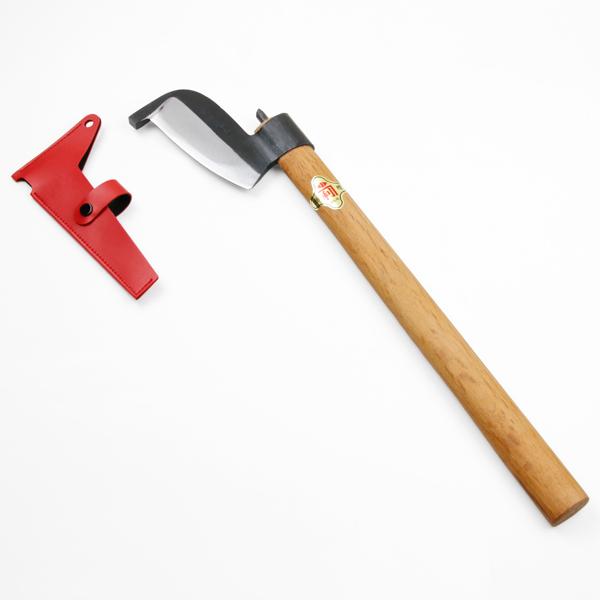 小野利 丸ヒツ鉈 400g 白紙鋼 ケース付き