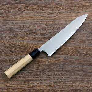 宏之作 三徳包丁 両刃 170mm 粉末ハイスHAP40鋼 割込み ステンレス