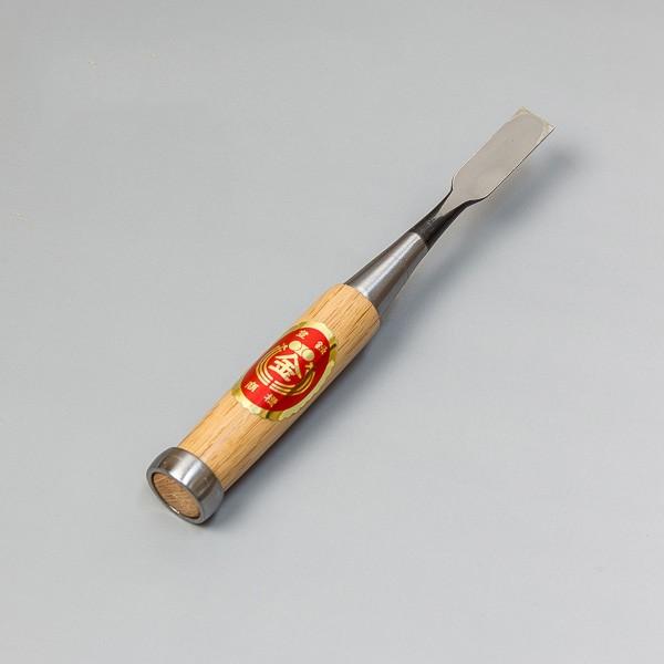 鑿 本職用 高級 木彫りのみ 赤樫柄 平15mm 鑿 のみ ノミ
