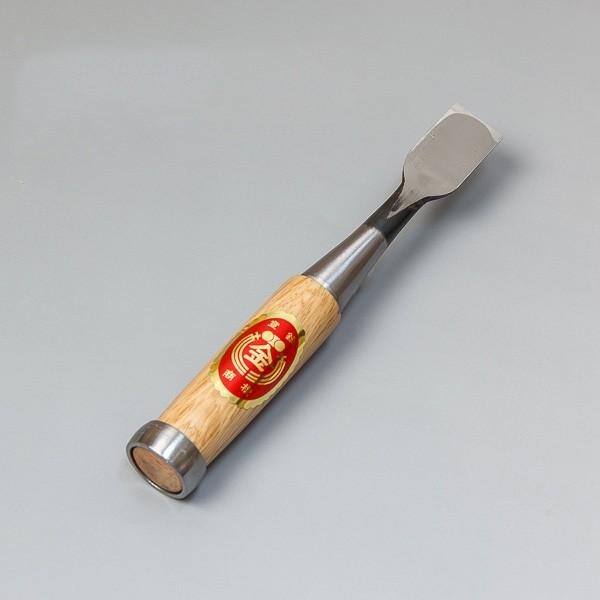 鑿 本職用 高級 木彫りのみ 赤樫柄 平24mm 鑿 のみ ノミ