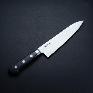 源 正金 牛刀 両刃 270mm 全鋼 黒合板柄（長期在庫品） : ほんまもん