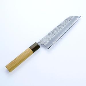 包丁 和牛刀 切付牛刀 210mm 7寸 義弘作 銀三鋼 銀紙三号 梨地仕上げ