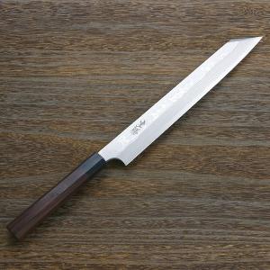 剣型　切付柳刃包丁 銀巻　黒檀　八角柄　knife 剣型 切付柳刃包丁 銀巻 黒檀 八角柄 knife