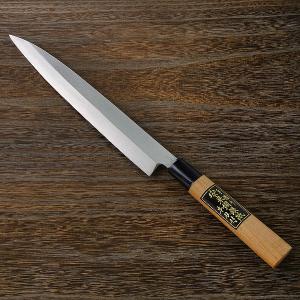 名入れ無料 柳刃包丁 210mm 刺身包丁 銀三ステンレス 左利き用
