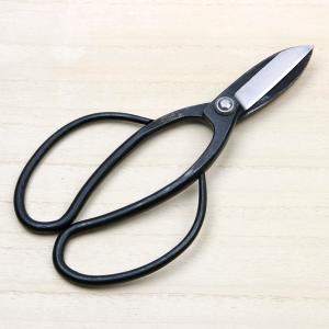 佐保 植木屋鋏 津島型 3寸刃 青紙鋼 カシメ止め 総手造り鍛造品 木鋏