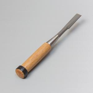 追入鑿 ハイス鋼 赤樫柄 15mm 大工道具 鑿 のみ ノミ : ほんまもん