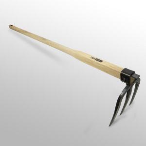 千吉 金 南濃型四本備中鍬 半バチ 3.5シャク : GardenStyle