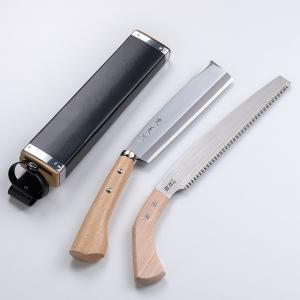 昭三作 接木小刀 24mm 片刃 黒打ち仕上げ 直型 右利き用 : ほんまもん