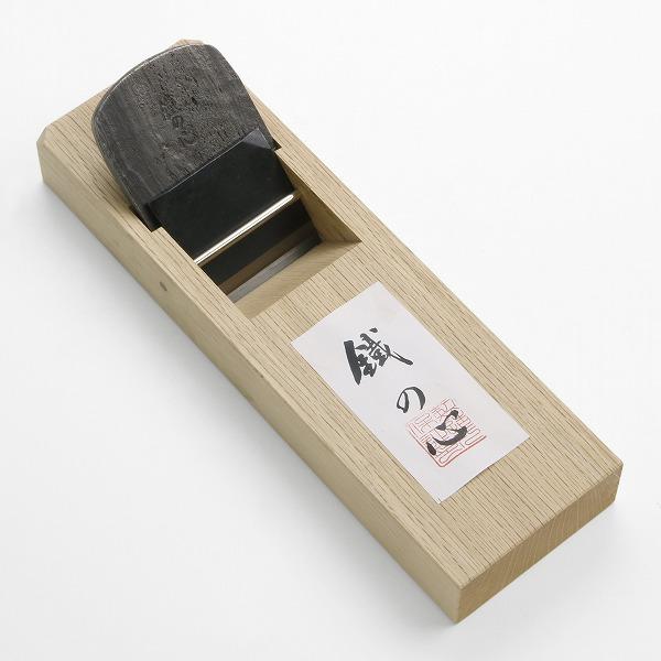 鐵の心 大鉋 70mm 青紙スーパー鋼 錬鉄 白樫9寸5分台 二枚鉋 日本製