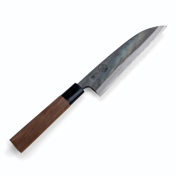 舟行包丁 土佐型 165mm 両刃 鍛造 黒打 元兼 青紙鋼