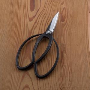 佐保 植木屋鋏 京津島型 3寸刃 青紙鋼 カシメ止め 総手造り鍛造品