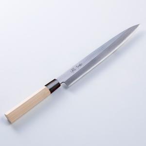 柳刃包丁 240mm 堺 重勝 刺身包丁 片刃