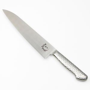 堺菊守日本鋼（口金付・本刃付加工） 牛刀240mm : 厨房用品 安吉