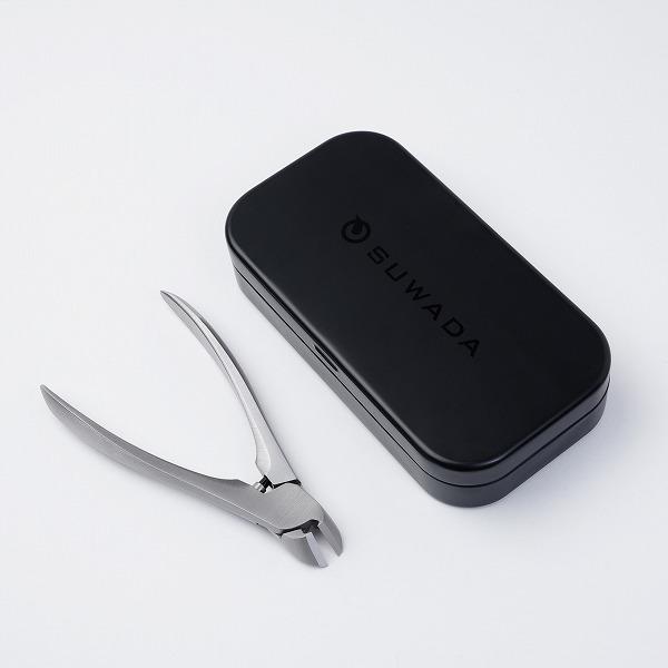 SUWADA ネイルニッパー クラシック足用 メタルケース入り