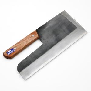 そば切り包丁 片刃 300mm 安来青紙鋼 鋼付 本刃付け 木柄 麺切り包丁 規格外品