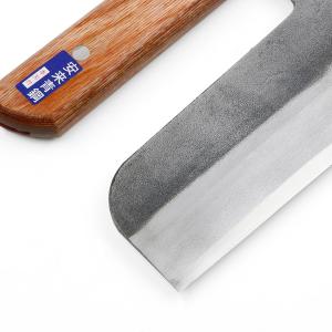 そば切り包丁 片刃 300mm 安来青紙鋼 鋼...の詳細画像3