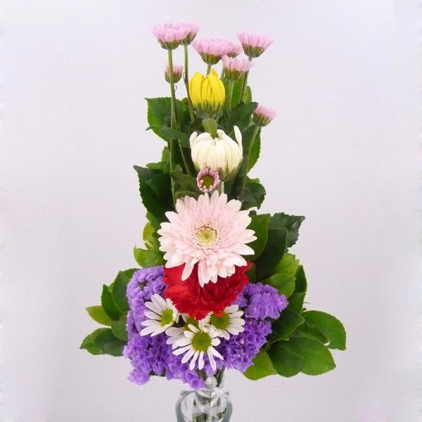 お供え お悔やみ 花 法要 49日 お盆 初盆 一周忌 四十九日 供花 お供え花 生花 関西風 仏花...