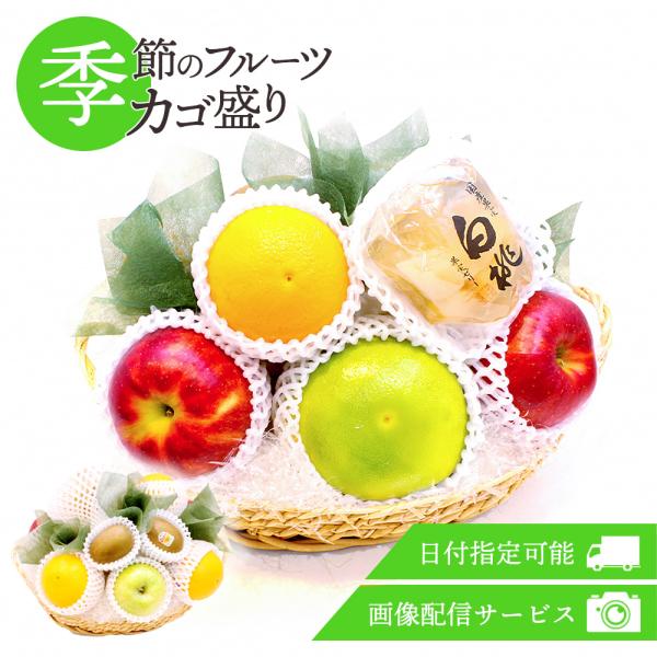 フルーツギフト フルーツ 果物 カゴ盛り かご盛り 籠盛り 盛り合わせ 画像配信 ギフト 贈答 プレ...