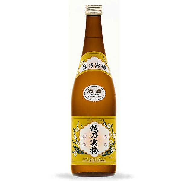 [2025.6詰〜] 日本酒 越乃寒梅 (こしのかんばい) 普通酒 白ラベル 720ml / 石本酒...