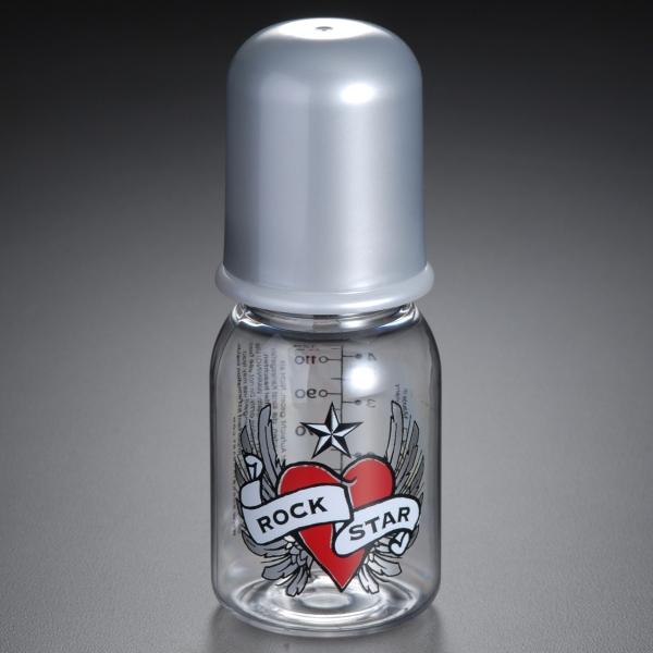 哺乳瓶　ROCK STAR BABY（ロックスターベイビー） ボトル ハート&amp;ウィング S　ベビー ...