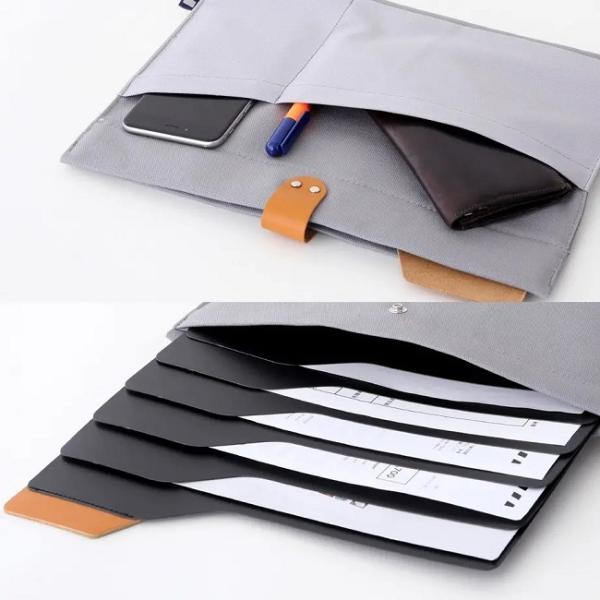 ドキュメントフォルダー　DOCUMENT FOLDER CANVAS　A4 書類 ホルダー 帆布 整...