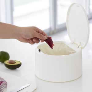 ゴミ箱 ”ideaco”TUBELOR flat20 フタ付 キッチン 卓上用