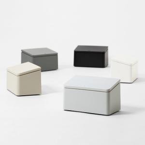 ゴミ箱　”ideaco（イデアコ）”TUBELOR flat rectangle　ごみ箱 トラッシュカン チューブラー ダストボックス フタ プッシュオープン 蓋付き｜hono-y