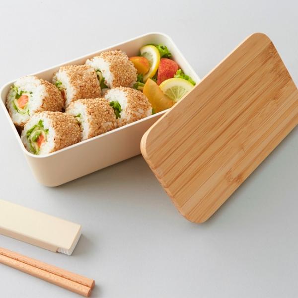 ランチボックス　SUKITTO（スキット）1段ナチュラルランチ　山中塗 弁当箱 保存容器 食器洗浄機...