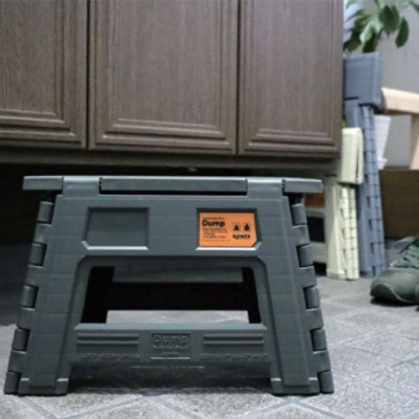 フォールディングスツール　FOLDING MINI STOOL Dump　折り畳み 持ち運び キャン...