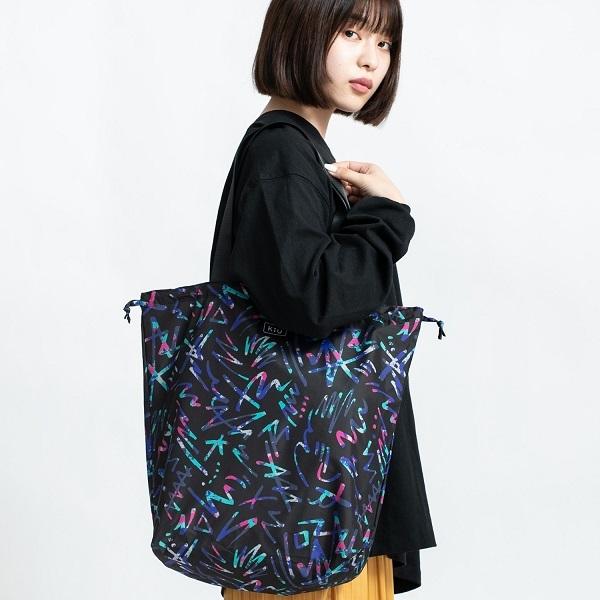 レインバッグカバー　KiU 2WAY RAIN BAG COVER　撥水 巾着 トートバッグ パッカ...