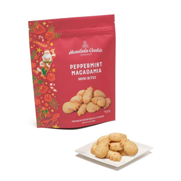 【公式】メレ・ペパーミント・マカデミア・ミニバイツ・スナック・パック 7oz【ホノルル・クッキー・カ...