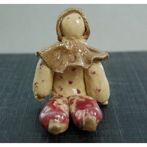ピエロ 陶器 置物 ノベルティ 人形 オブジェ クラウン 道化師