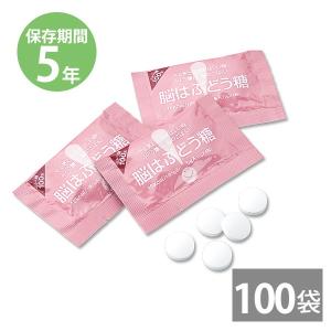 保存食 非常食 防災用品 防災グッズ 備蓄 セット レスキューぶどう糖 1包装5粒入り×100個｜honpo-online