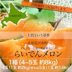 北海道アサヒメロン（赤肉）2玉 1.6kg以上 : 本舗オンラインストア