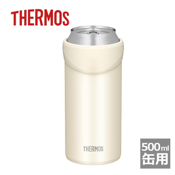 サーモス THERMOS 保冷缶ホルダー 500ml缶用/ホワイト（JDU-500-WH） タンブラ...
