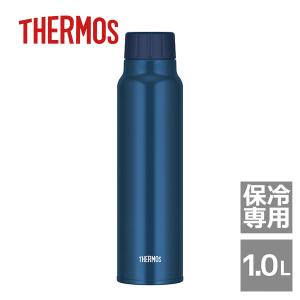 サーモス 水筒 THERMOS 保冷炭酸飲料ボトル 1.0L/ネイビー（FJK-1000-NVY） 炭酸水 保冷 アウトドア キャンプ マイボトル｜honpo-online