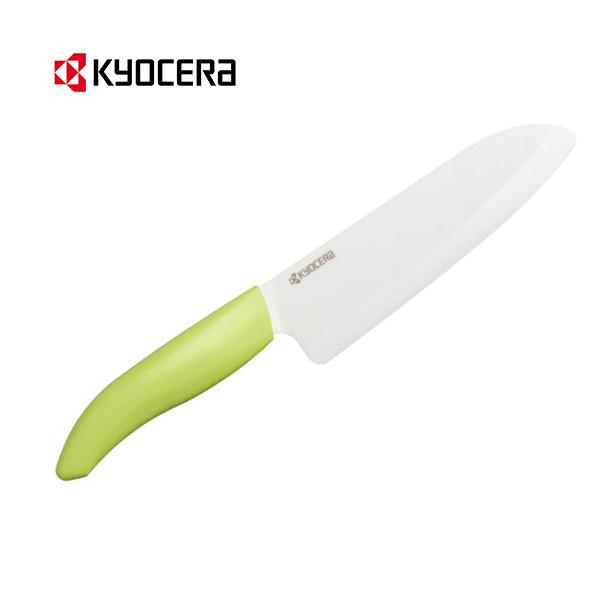 京セラ KYOCERA セラミックナイフ 三徳包丁 16cm ナチュラルグリーン（FKR-160NG...