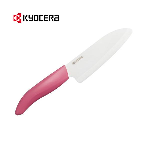 京セラ KYOCERA セラミックナイフ 三徳包丁 14cm チャームピンク（FKR-140CPK)