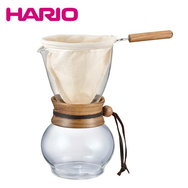 ハリオ HARIO ドリップポット ウッドネック 3人用 DPW-3 ネルドリップ コーヒー ドリッ...