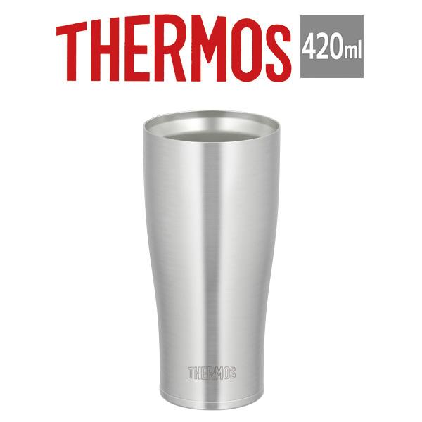 サーモス THERMOS 真空断熱 タンブラー 420ml/シルバー (JDE-420/456234...