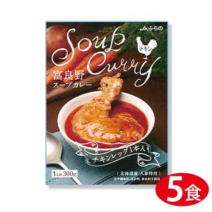 JAふらの 富良野スープカレー チキン 300g×5個 レトルト 北海道 グルメ