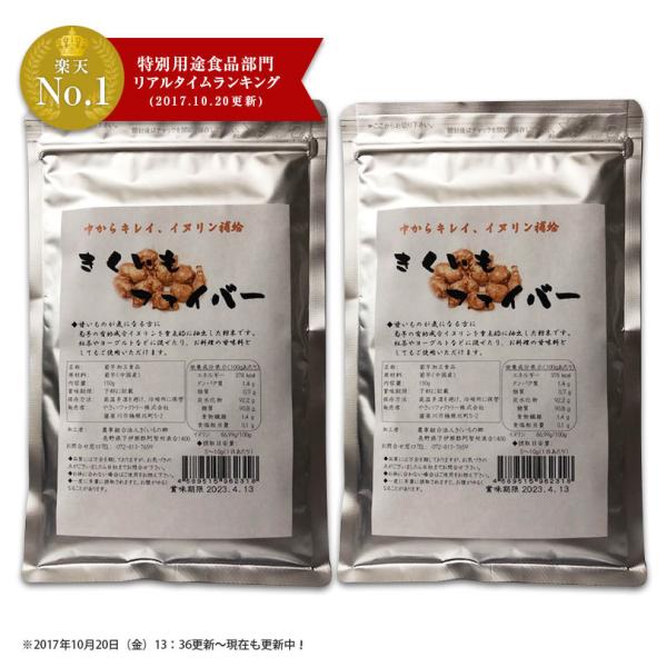 菊芋 粉 キクイモ きくいも パウダー 粉末 きくいもファイバー 150g×2袋 セット 送料無料 ...