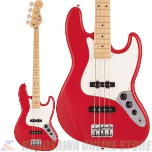 Fender Made in Japan Hybrid II Jazz Bass Maple Modena Red【ケーブルセット!】｜honten