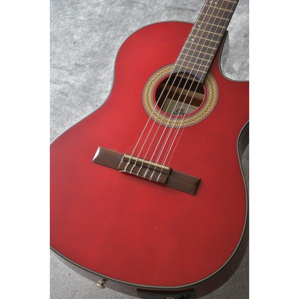Ibanez GA30TCE-TRD (Transparent Red) 《クラシックギター/エレガ...