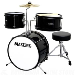 MAXTONE ジュニアドラムセット MX-60 BLK《送料無料》｜honten