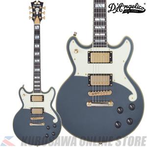 D'Angelico Deluxe Brighton Limited Edition Matte Charcoal 【高性能ケーブルプレゼント！】(ご予約受付中)｜honten