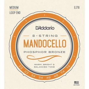 D'Addario Mandolin Family EJ78 Mandocello/Phosphor Bronze ダダリオ (マンドリン弦) (ネコポス)｜honten